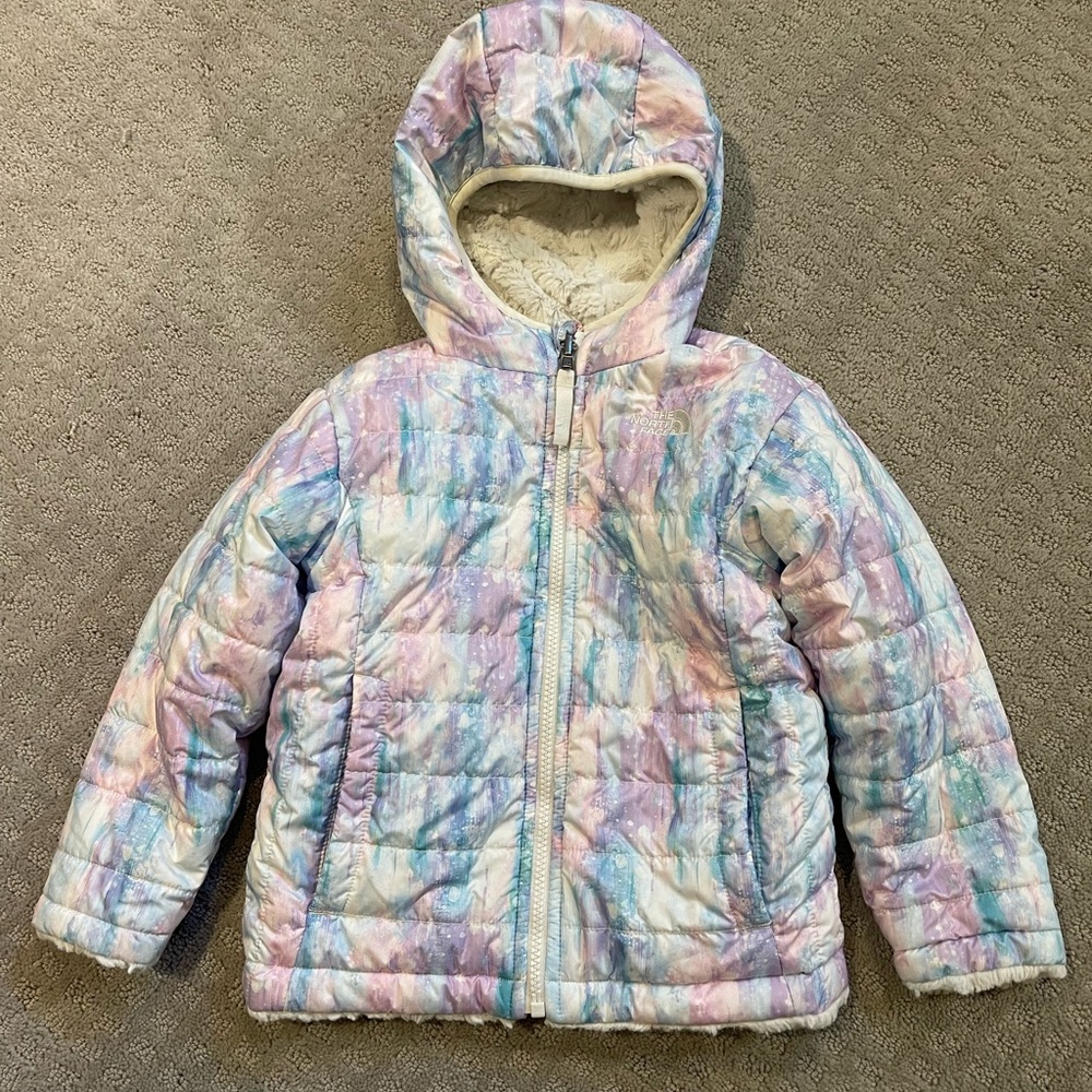 4T North Face Kids Reversible Puffer Jacket